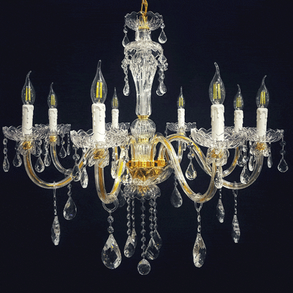 CRYSTAL CHANDELIER 8 LIGHTS ARTEC1112-8 - immagine 6