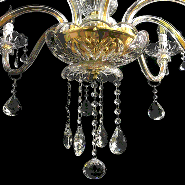 CRYSTAL CHANDELIER 8 LIGHTS ARTEC1112-8 - immagine 4