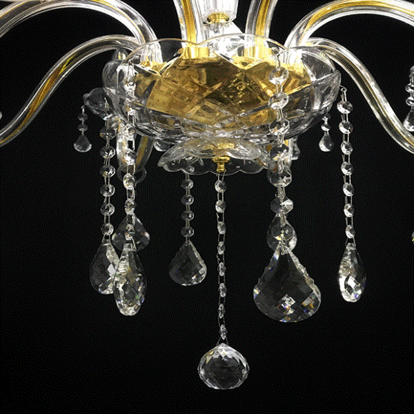 CRYSTAL CHANDELIER 8 LIGHTS AUCC1111-8 - immagine 4