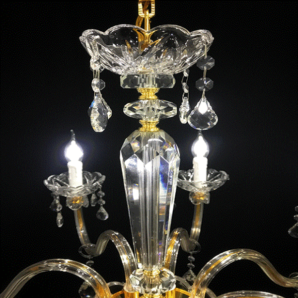 CRYSTAL CHANDELIER 8 LIGHTS ARTEC1113-8 - immagine 4