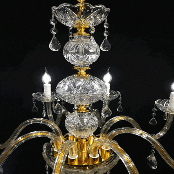 CRYSTAL CHANDELIER 8 LIGHTS ARTEC1115-8 - immagine 4