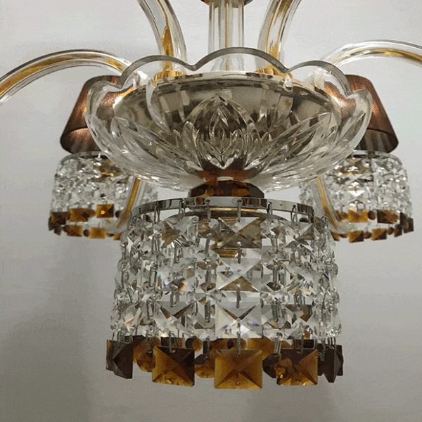 CRYSTAL CHANDELIER 6 LIGHTS ARTEC1116-6 - immagine 6