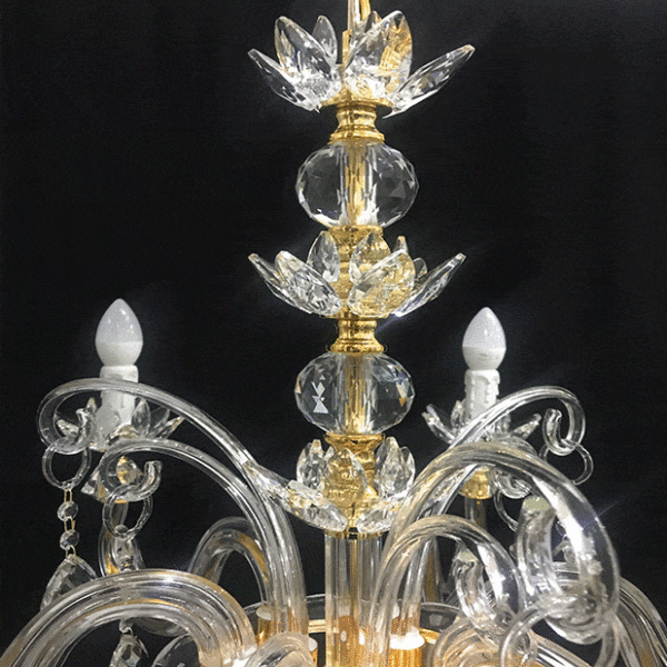 CRYSTAL CHANDELIER 6 LIGHTS ARTEC1119-6 - immagine 3