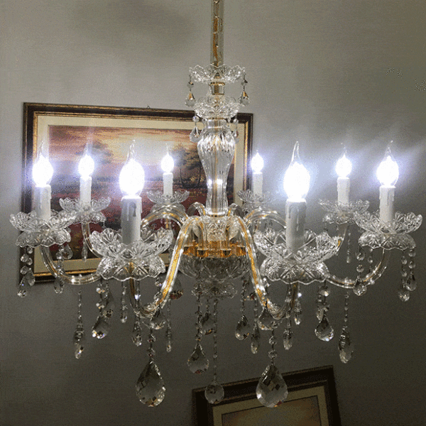 CRYSTAL CHANDELIER 8 LIGHTS ARTEC1117-8 - immagine 3