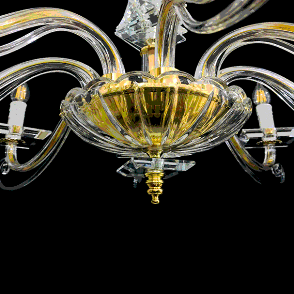 CRYSTAL CHANDELIER 6 LIGHTS ARTEC1110-6 - immagine 5