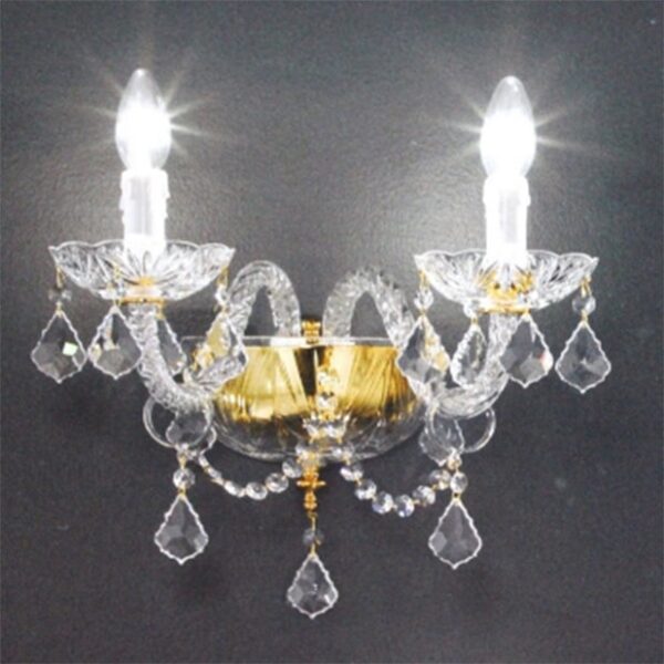 Crystal wall lamp