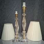 Set lampade da tavolo in cristallo - immagine 7